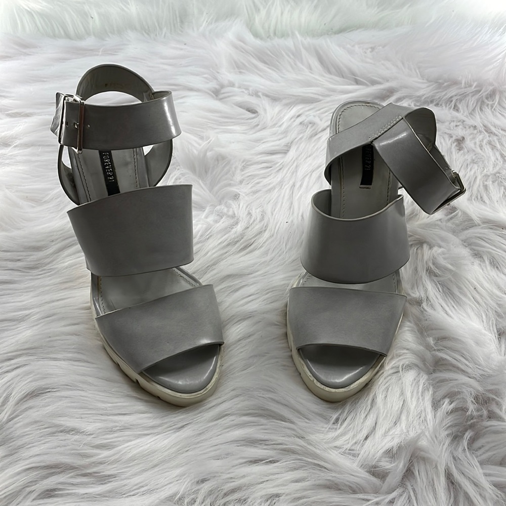 Forever21 Gray Platforms